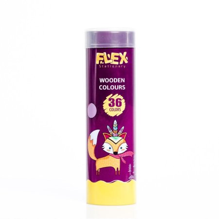 الوان خشب FLEX اسطواني 36 لون خشب اسود