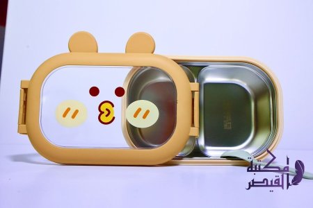علبة طعام ستانليس غطاء رسومات