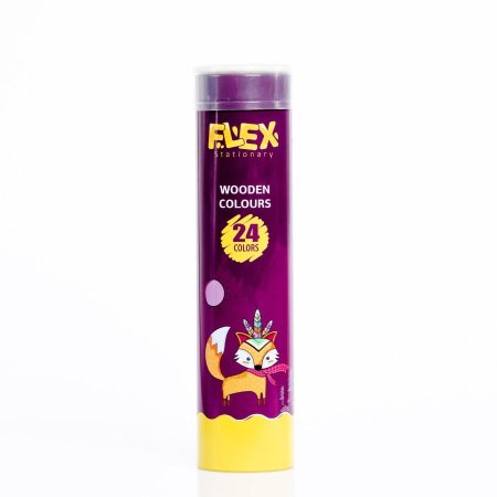 الوان خشب FLEX اسطواني 24 لون خشب اسود