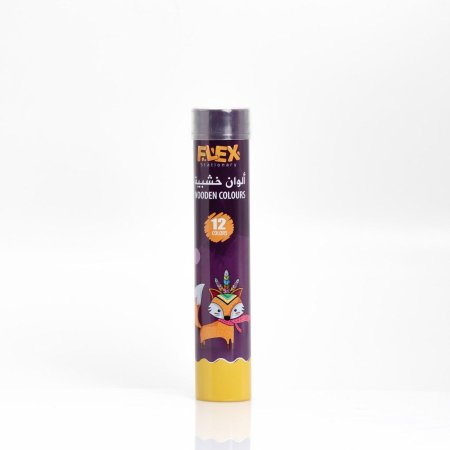الوان خشب FLEX اسطواني 12 لون خشب اسود