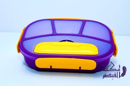 علبة طعام بلاستيك شكل بيضاوي